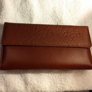 **4 FOR $20**  NIB Billpak Brown Leather Wallet
